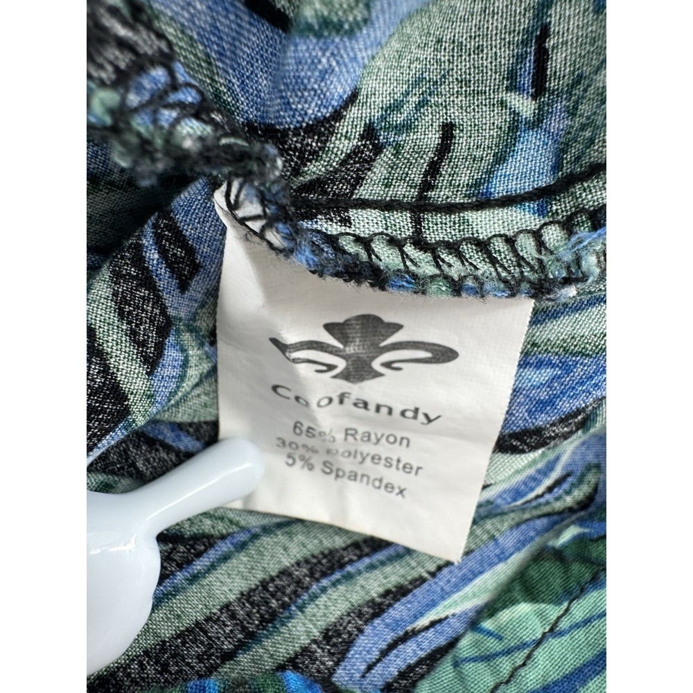 Coofandy Hawaiian Shirt Men's Size XL Rayon Floral Tropical Beach Aloha - Picture 5 of 9